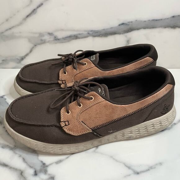 Skechers | Men's Brown Go Glide High Seas Slip On Comfort Loafer Sz 12 - Picture 3 of 7